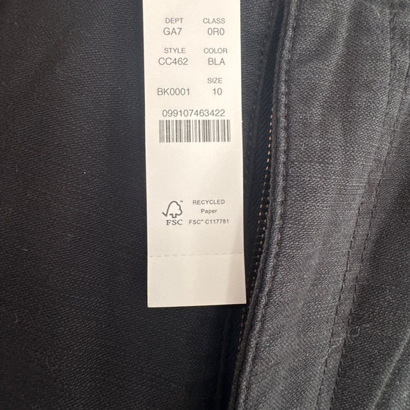 NWT J. Crew Black Wide Leg Pants - Picture 2 of 6